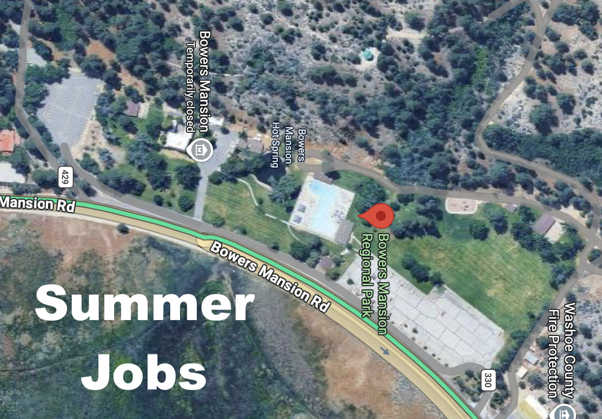 Bowers Mansion Summer Jobs!